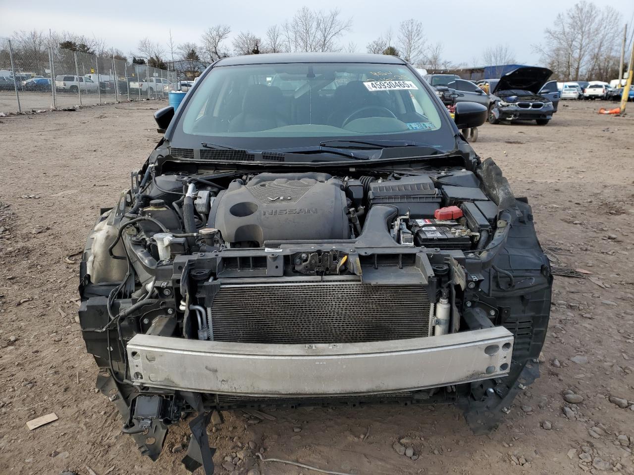 2018 Nissan Maxima VIN 1N4AA6AP2JC407243 Copart auction photo, vandalism / stripped damage thumbnail 5