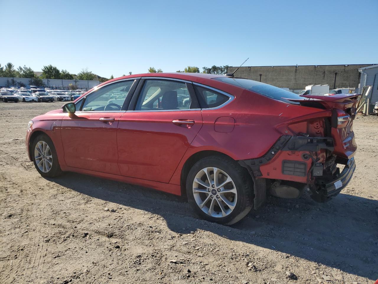 2020 Ford Fusion VIN 3FA6P0SU6LR218086 Copart auction photo, rear end / front end damage thumbnail 2