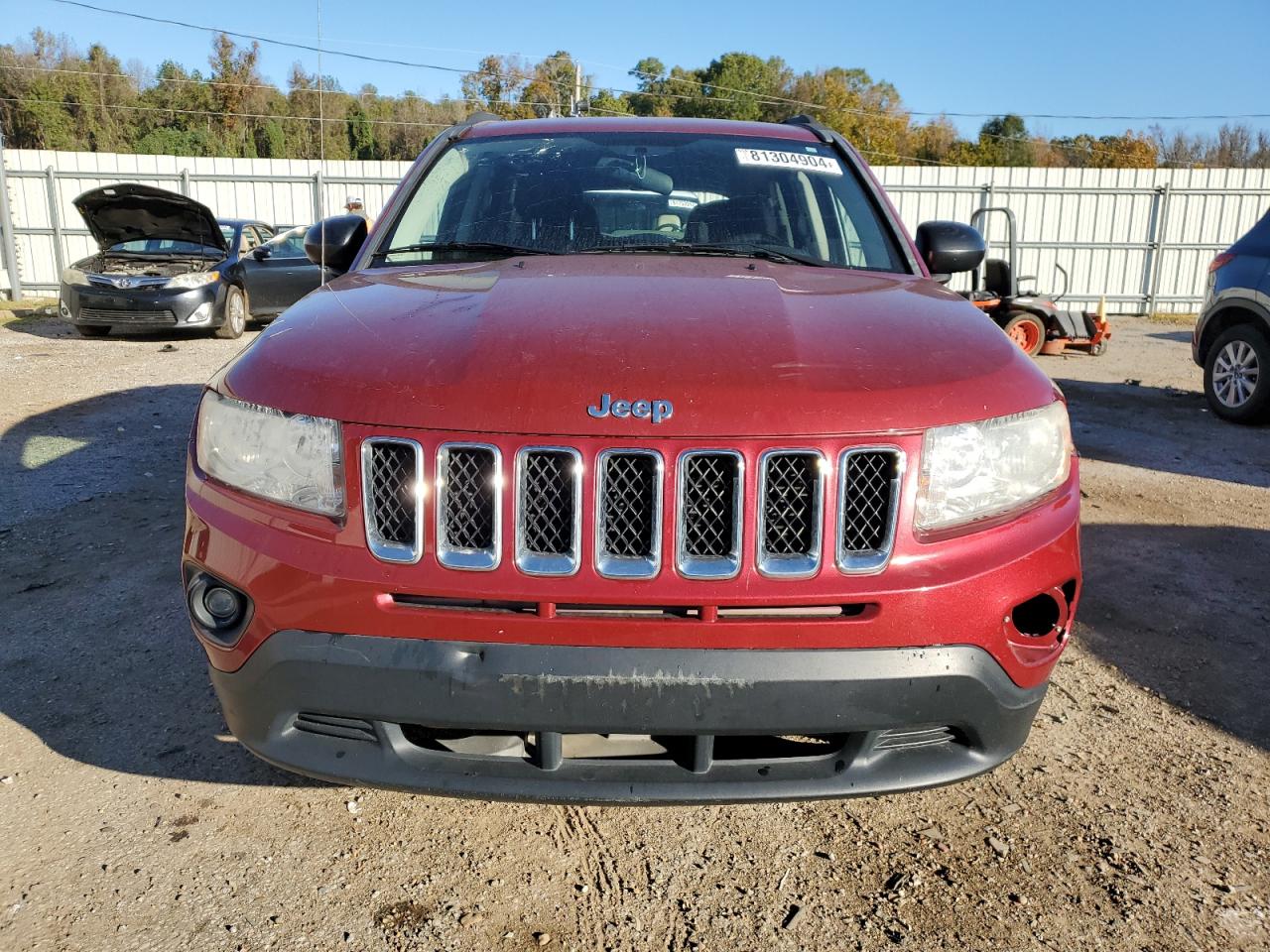 2012 Jeep Compass VIN 1C4NJCEA9CD571103 Copart auction photo, rear end damage thumbnail 5