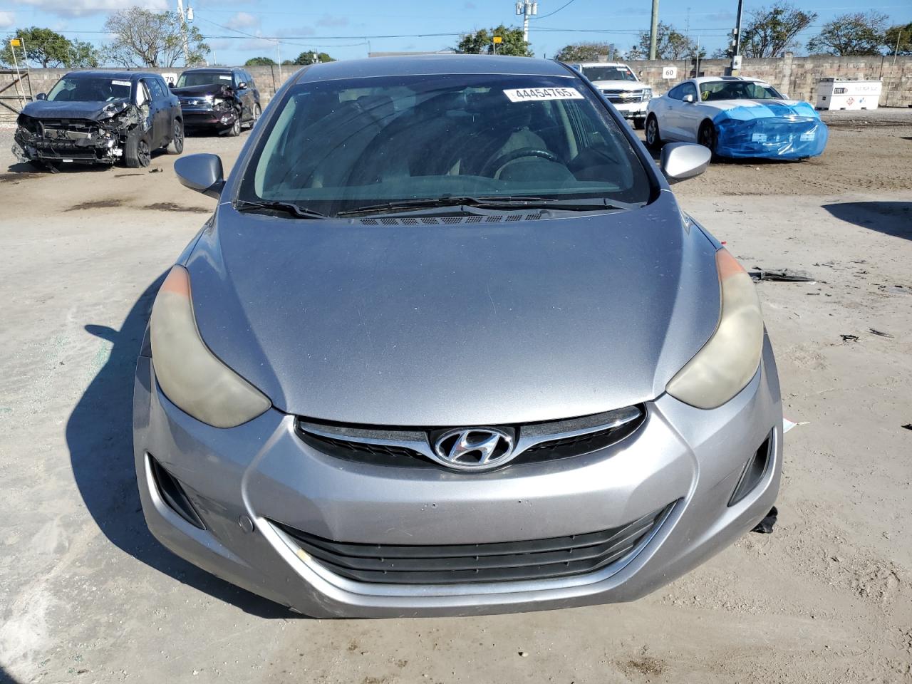2013 Hyundai Elantra VIN KMHDH4AEXDU722808 Copart auction photo, side / rear end damage thumbnail 5