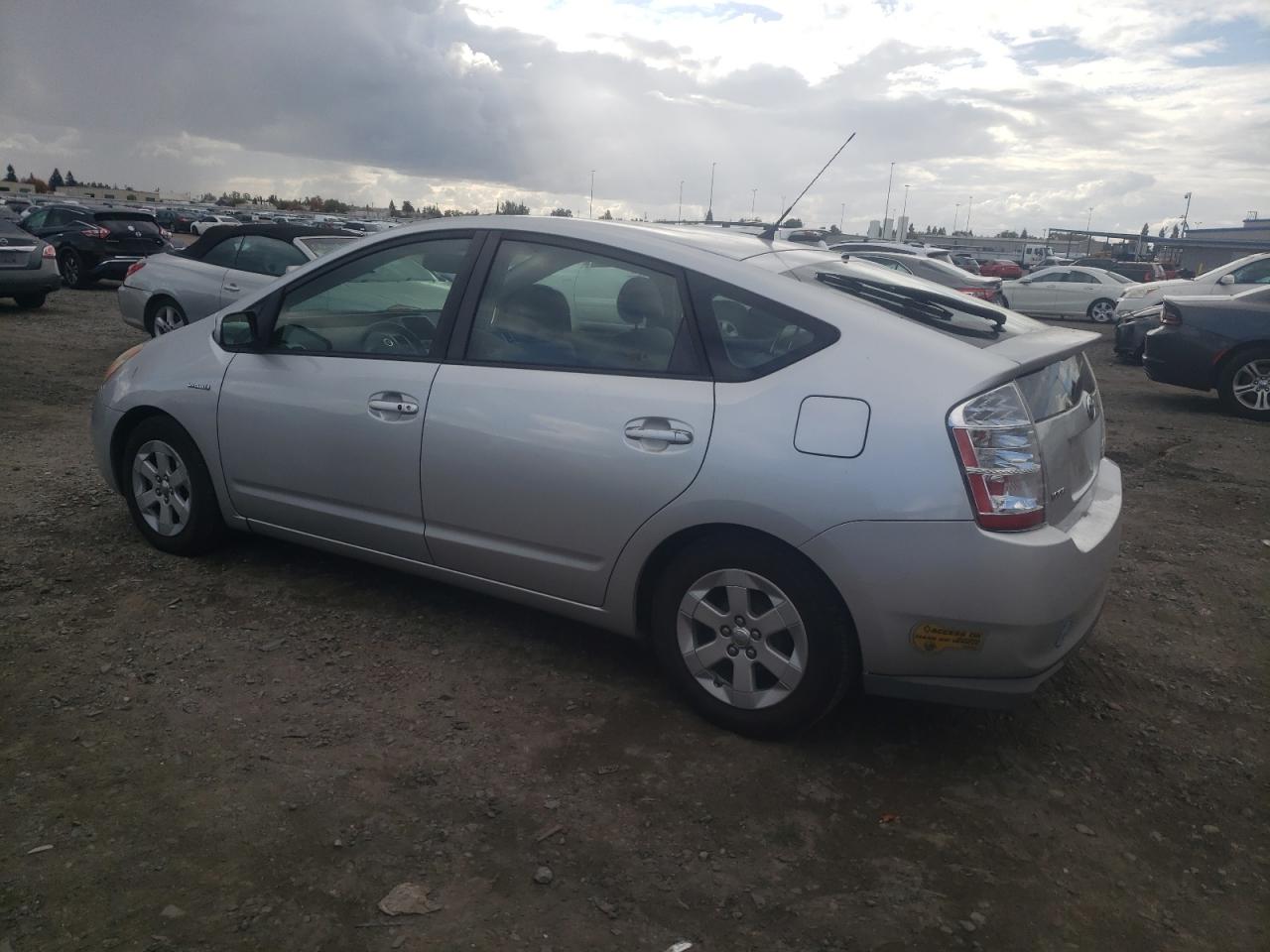2007 Toyota Prius VIN JTDKB20U977574227 Copart auction photo, side damage thumbnail 2