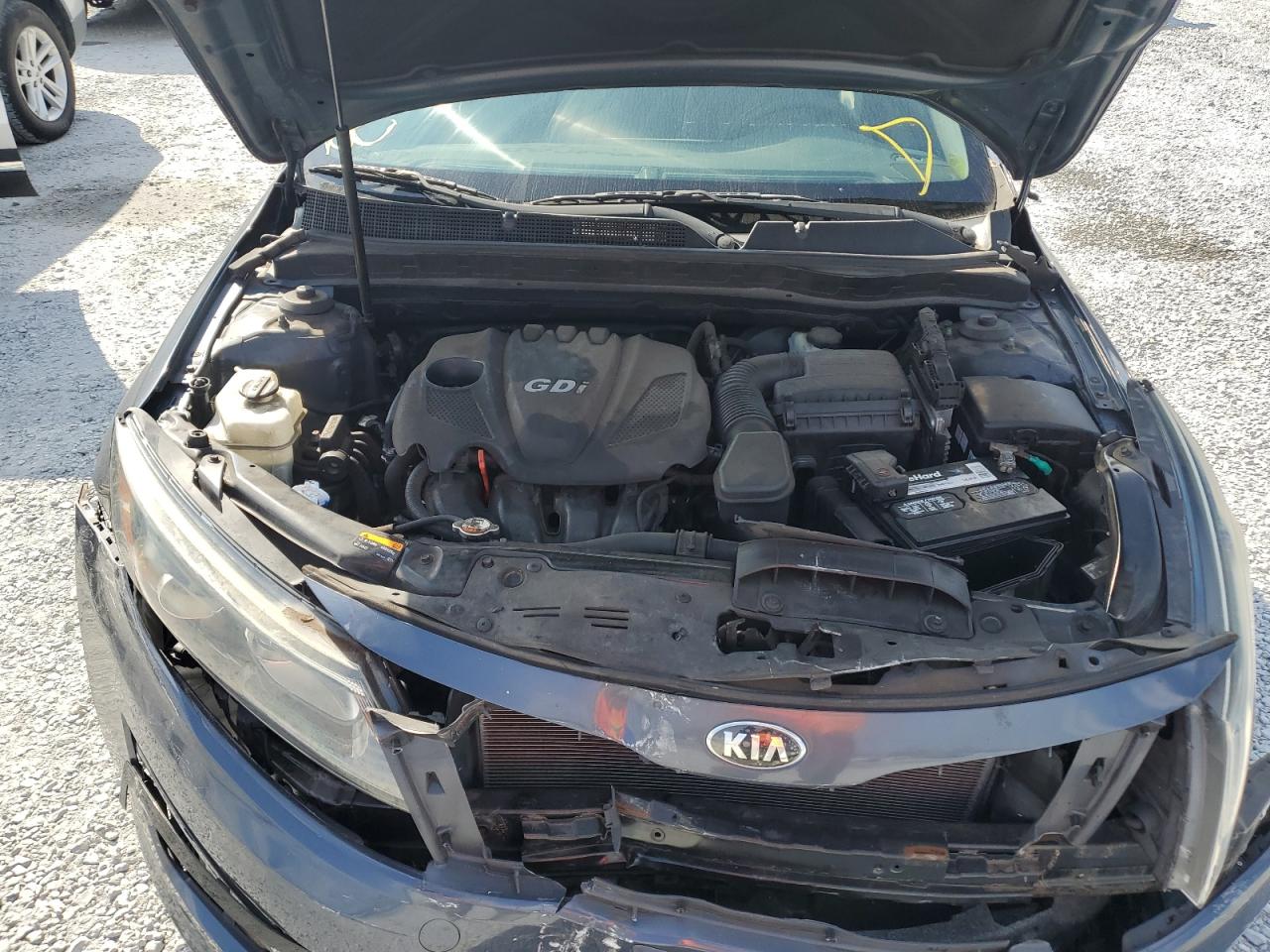 2015 KIA Optima VIN KNAGM4A72F5610187 Copart auction photo, front end damage thumbnail 13