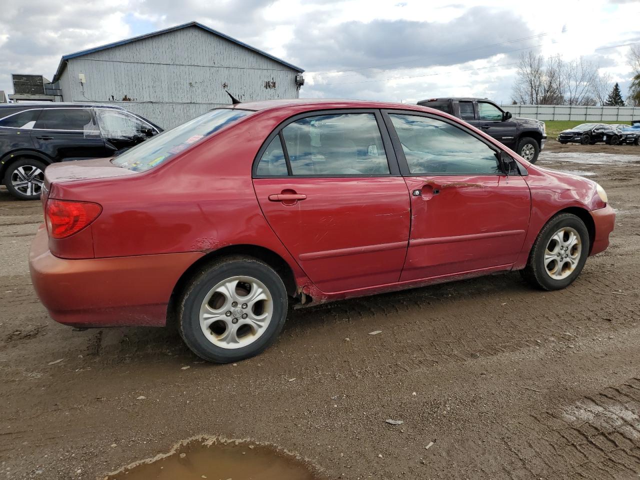 2005 Toyota Corolla VIN 1NXBR32E35Z524666 Copart auction photo, side / undercarriage damage thumbnail 3