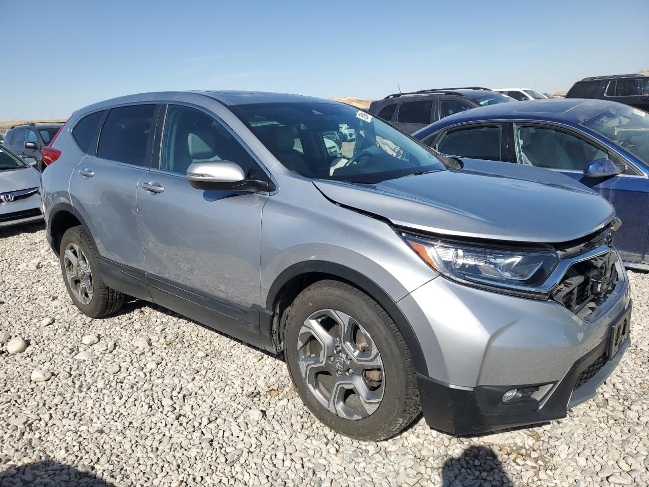 2017 Honda CR-V VIN 5J6RW2H87HL063998 Copart auction photo, side damage thumbnail 4