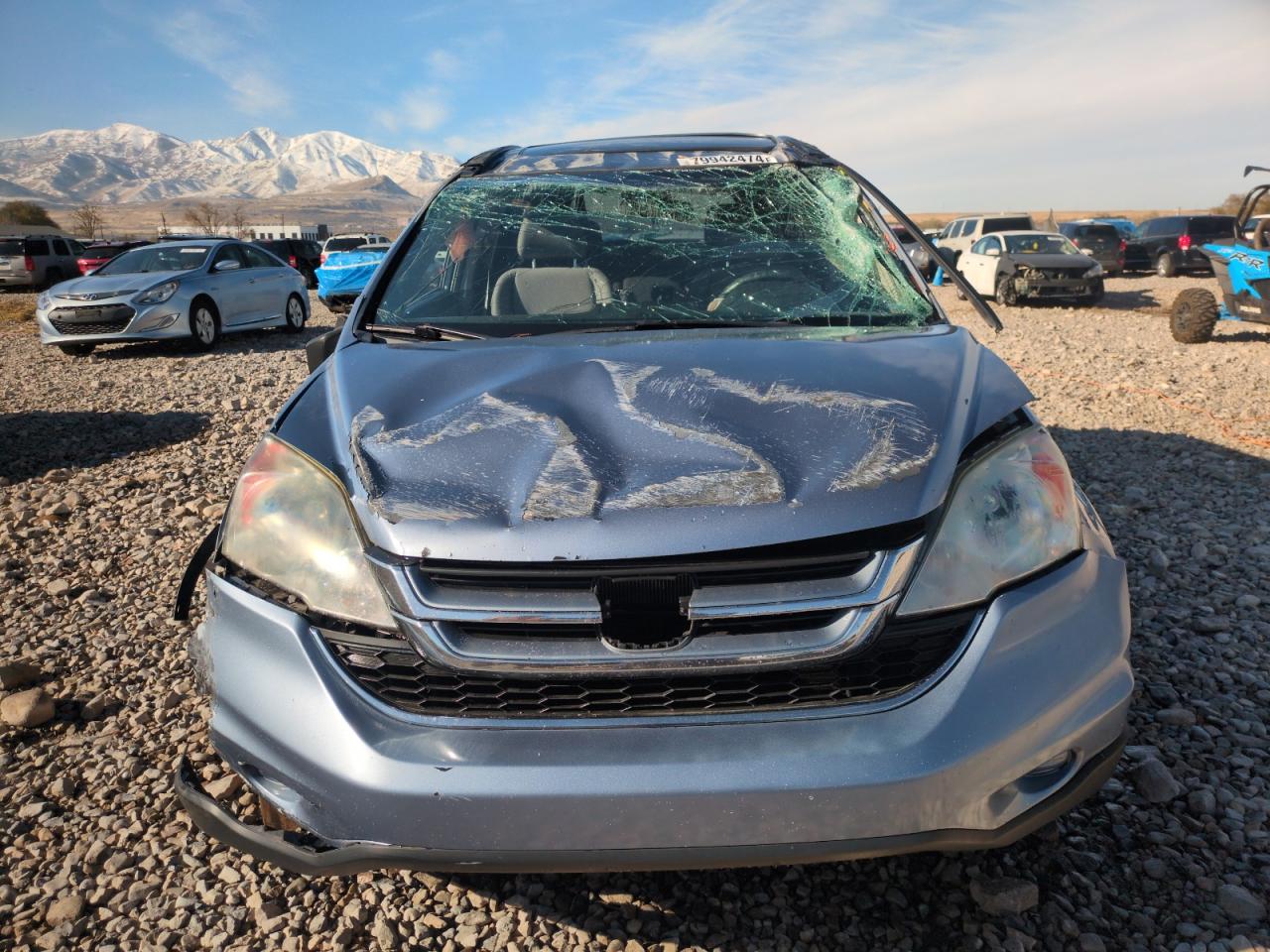 2011 Honda CR-V VIN 5J6RE4H57BL122723 Copart auction photo, rollover damage thumbnail 5