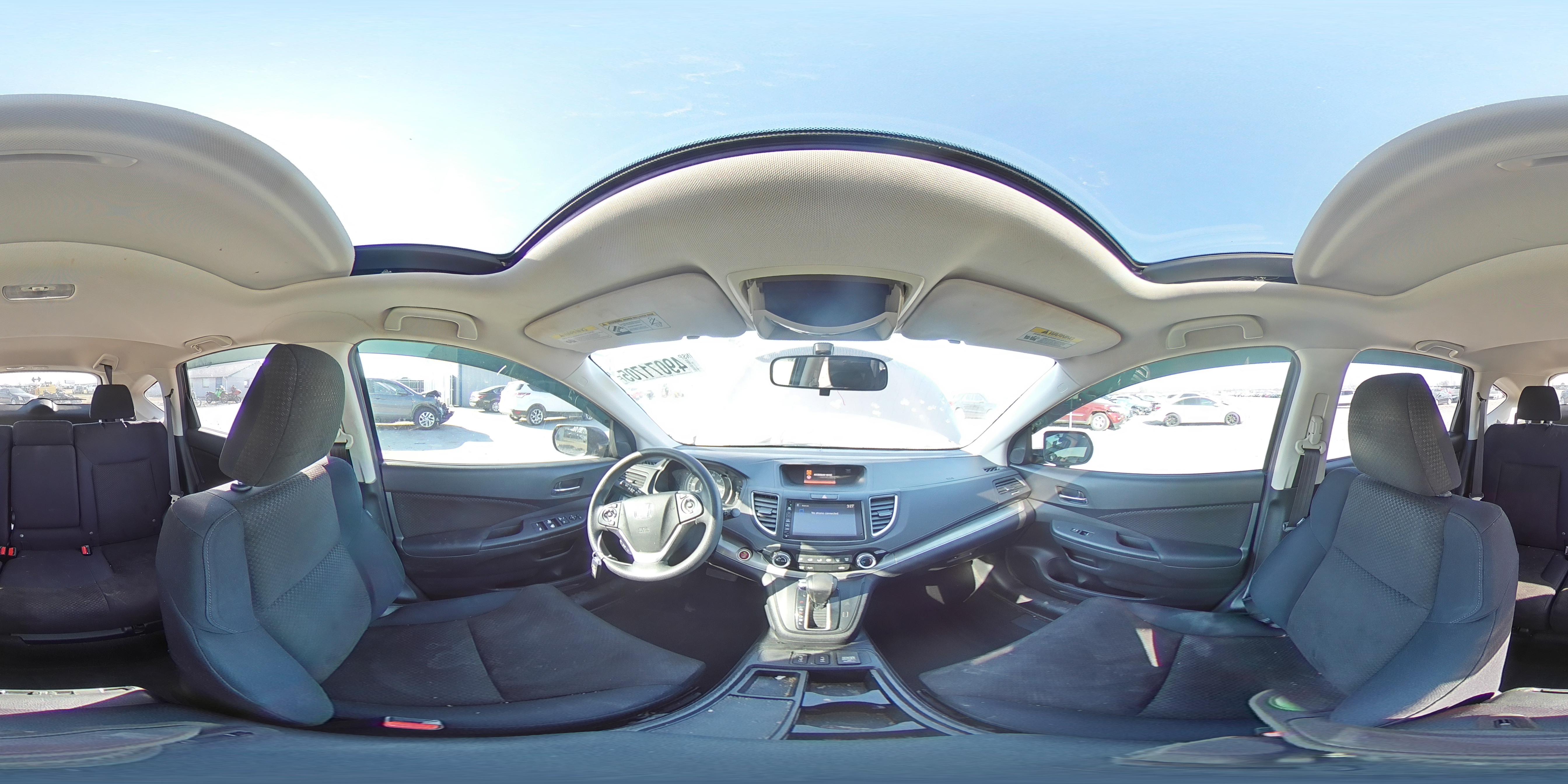2016 Honda CR-V VIN 2HKRM4H50GH727137 Copart auction photo, front end / side damage thumbnail 14