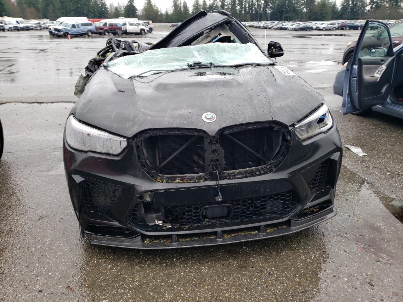 2021 BMW X5 VIN 5YMJU0C06M9F14256 Copart auction photo, all over damage thumbnail 5