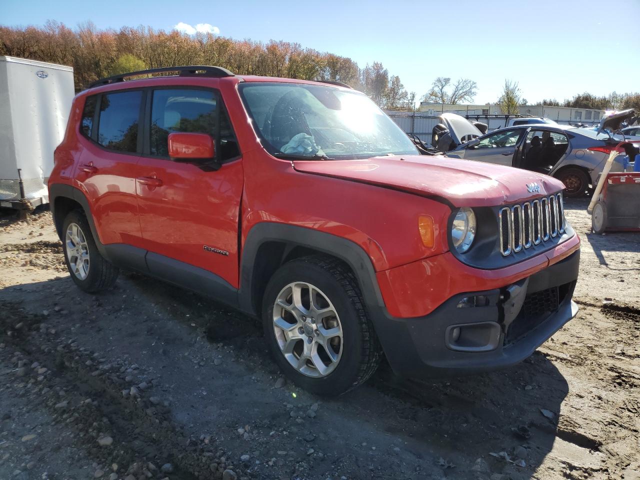 2017 Jeep Renegade VIN ZACCJABB0HPE62305 Copart auction photo, front end / rear end damage thumbnail 4