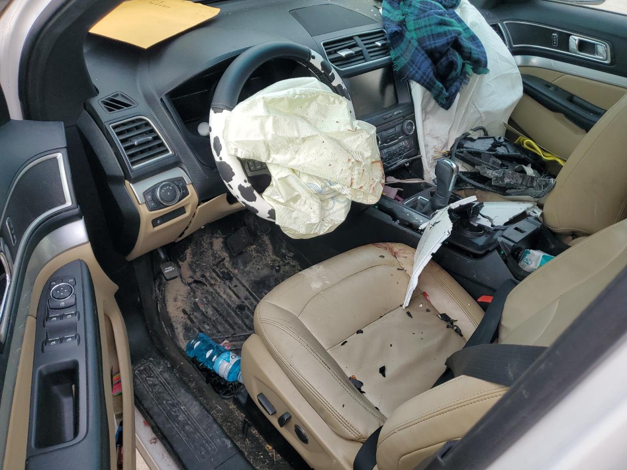 2016 Ford Explorer VIN 1FM5K7D82GGA70007 Copart auction photo, front end / rear end damage thumbnail 8
