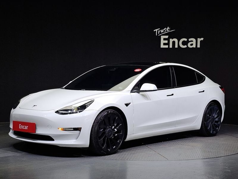 2021 Tesla Model 3 VIN 5YJ3E1EB6MF951857 - Encar auction photo
