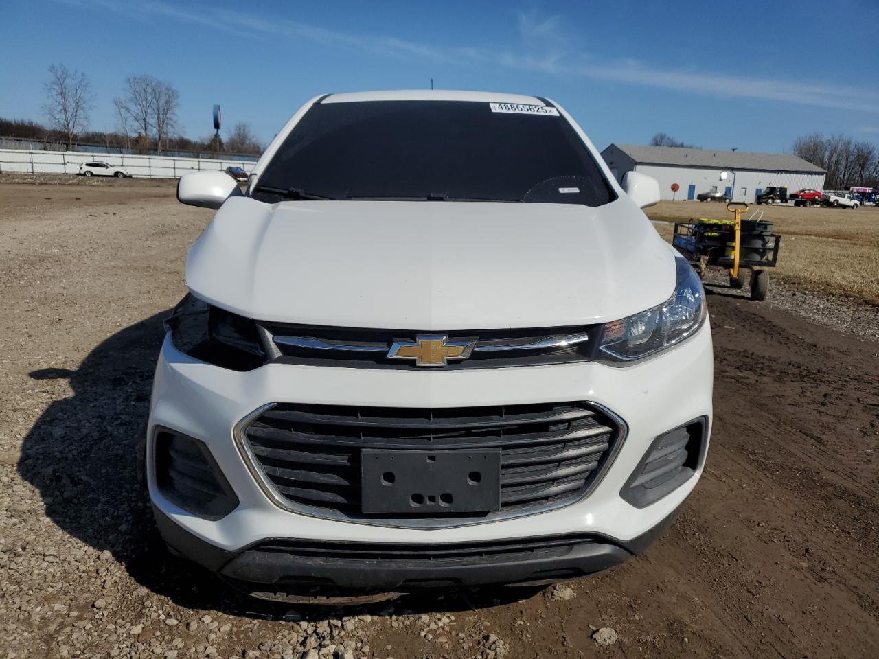 2021 Chevrolet Trax VIN KL7CJNSB6MB349841 Copart auction photo, front end / side damage thumbnail 5