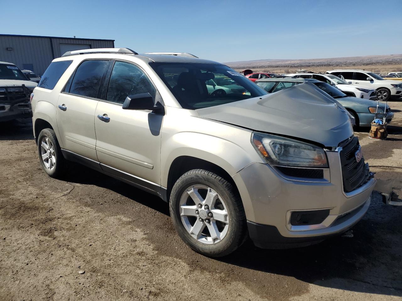 2016 GMC Acadia VIN 1GKKRNED6GJ214782 Copart auction photo, front end damage thumbnail 4