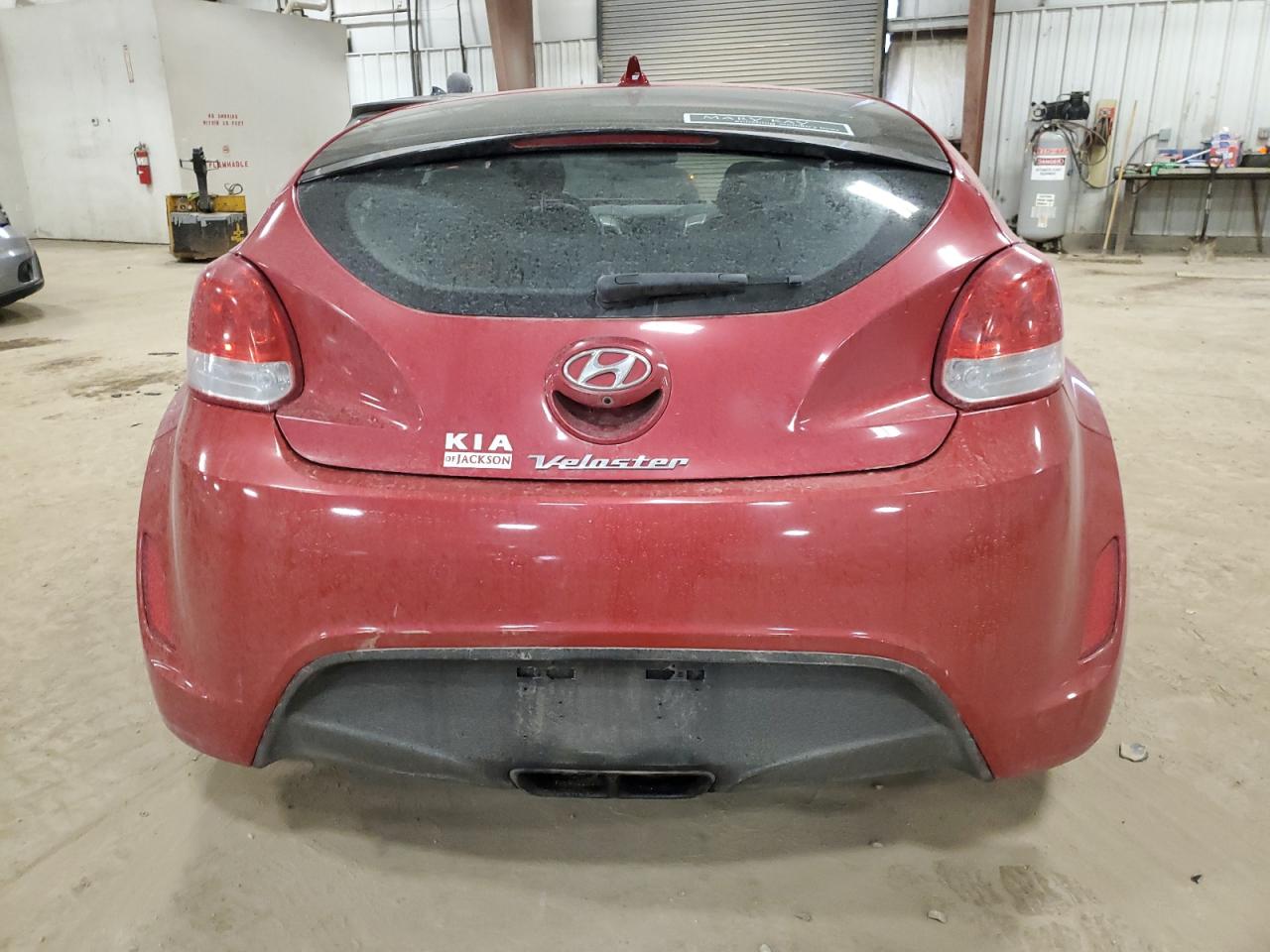 2014 Hyundai Veloster VIN KMHTC6AD4EU190387 Copart auction photo, front end damage thumbnail 6