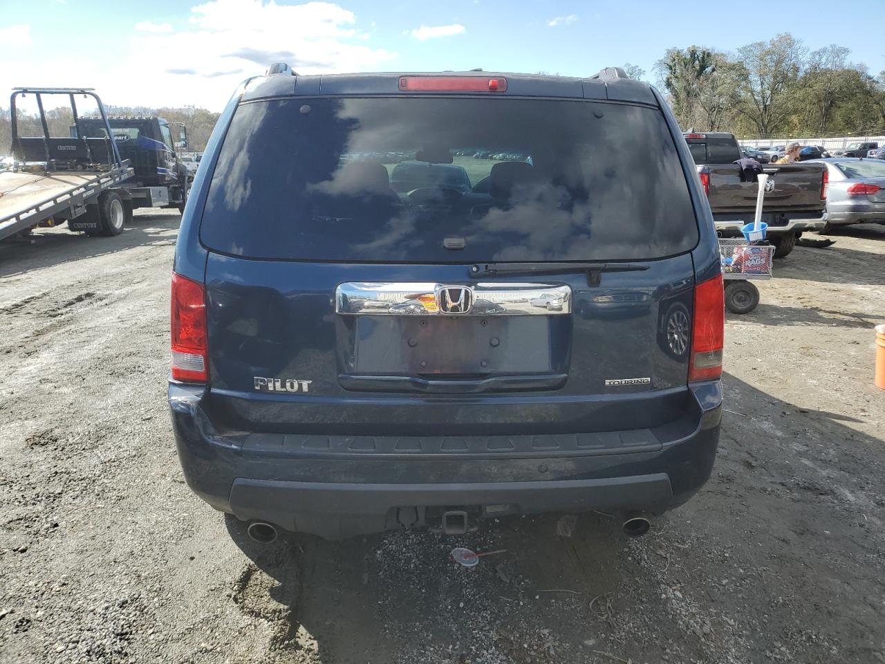 2011 Honda Pilot VIN 5FNYF3H92BB014122 Copart auction photo, rear end damage thumbnail 6