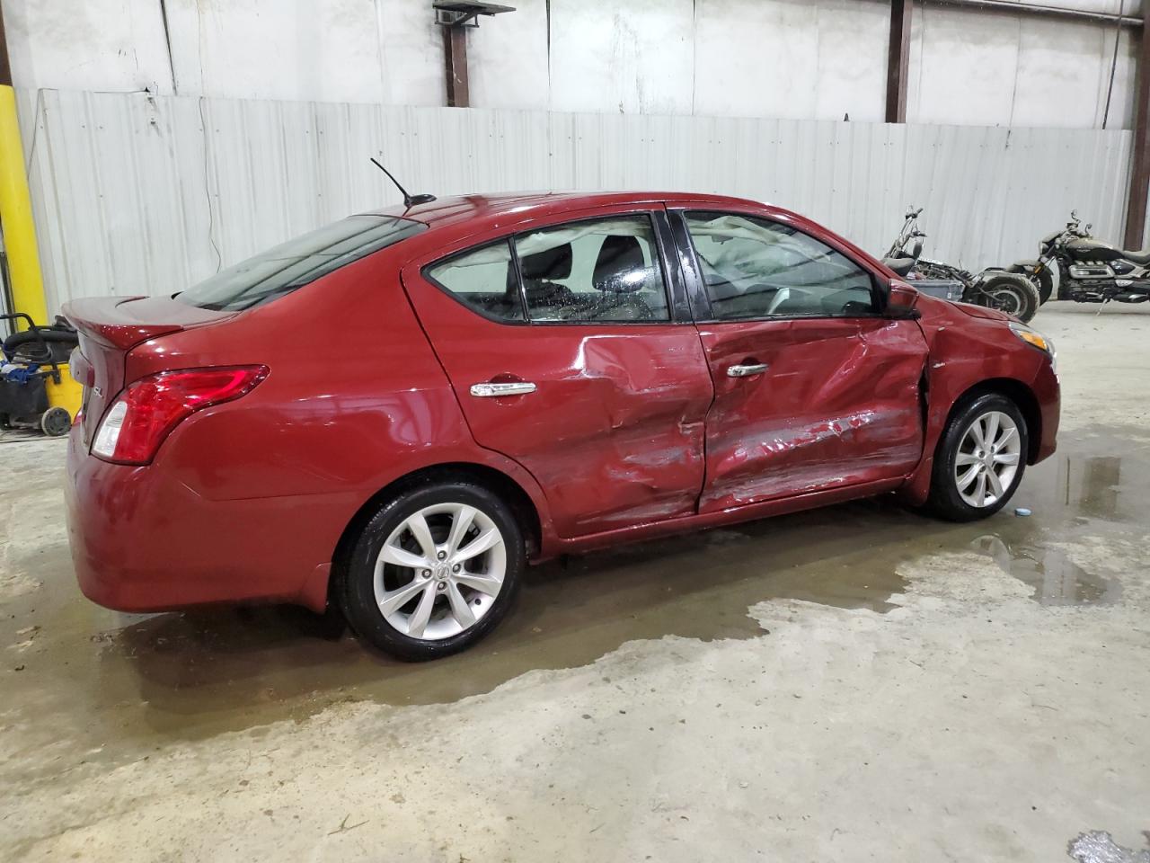 2017 Nissan Versa VIN 3N1CN7AP4HL809084 Copart auction photo, side / front end damage thumbnail 3