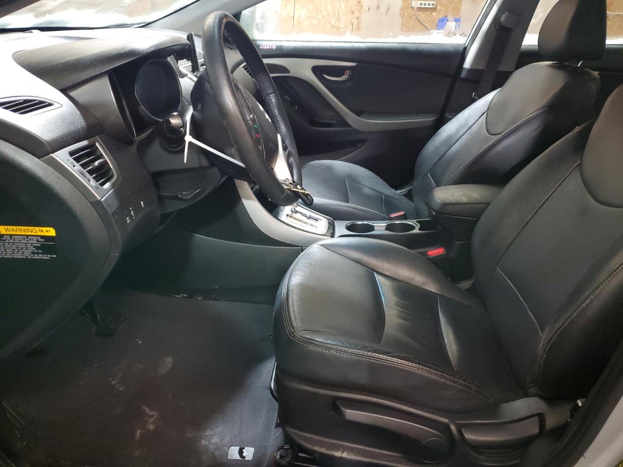 2012 Hyundai Elantra VIN 5NPDH4AEXCH123047 Copart auction photo, front end damage thumbnail 7