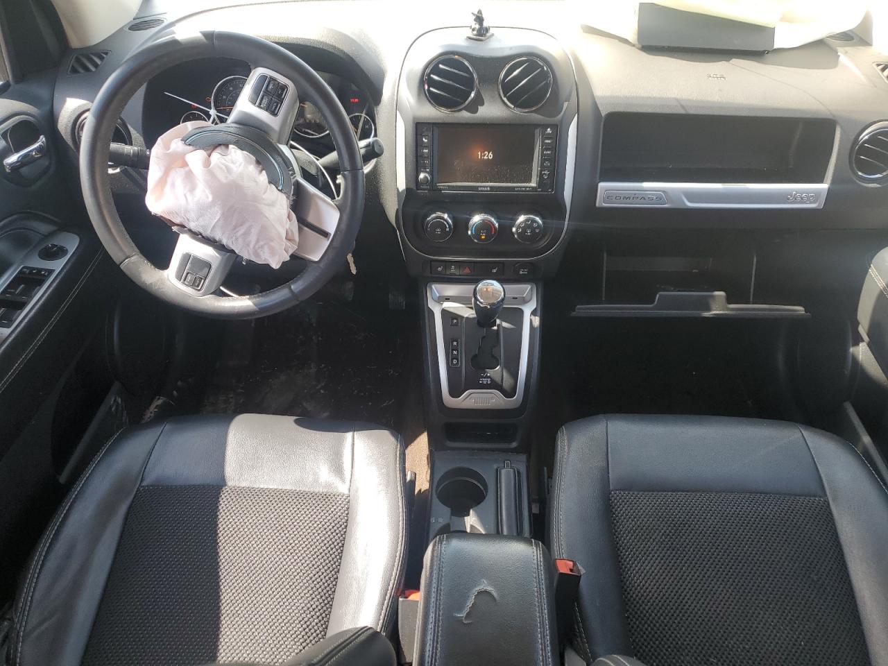 2016 Jeep Compass VIN 1C4NJDEB3GD542281 Copart auction photo, front end / side damage thumbnail 8