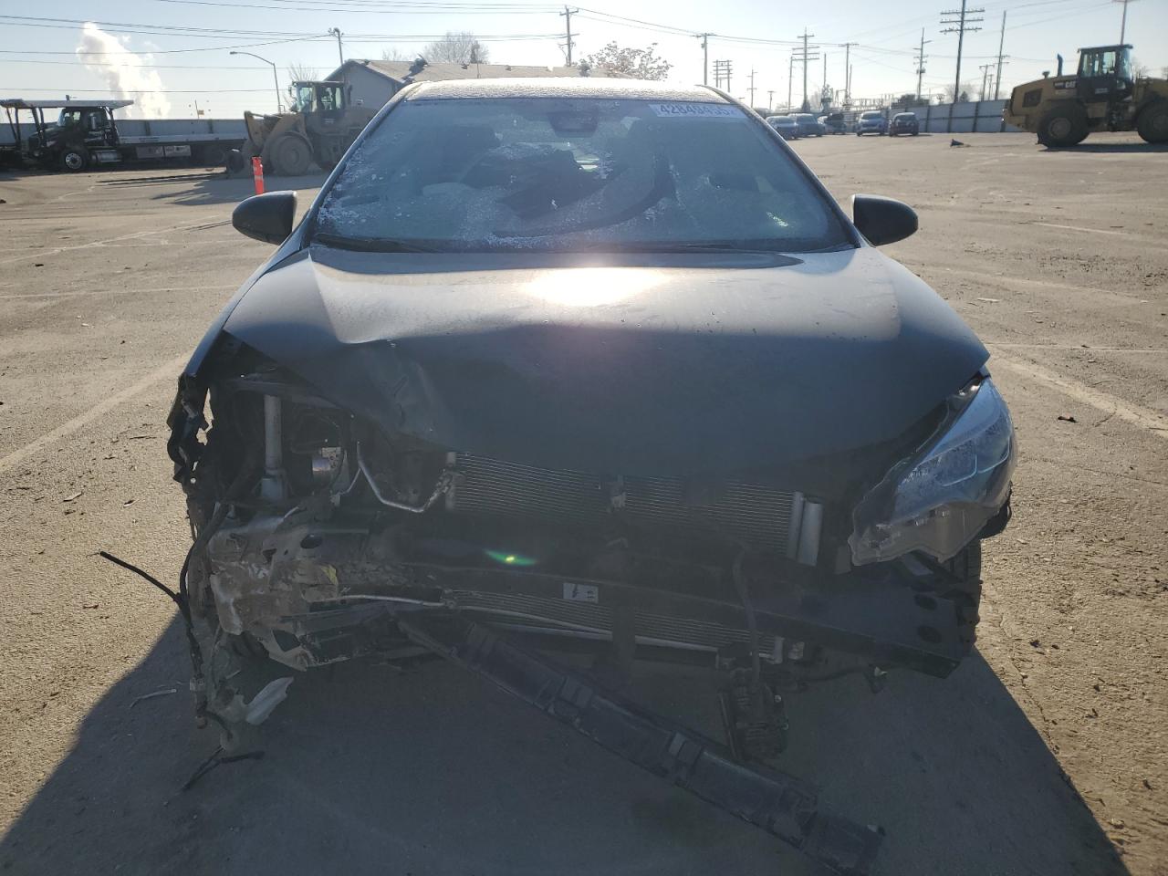 2018 Toyota Corolla VIN 2T1BURHE5JC981645 Copart auction photo, front end / frame damage damage thumbnail 5