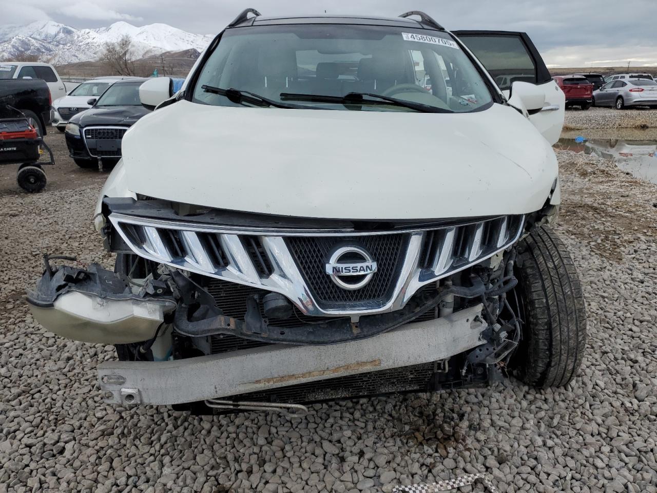 2010 Nissan Murano VIN JN8AZ1MW0AW101363 Copart auction photo, front end / rear end damage thumbnail 5