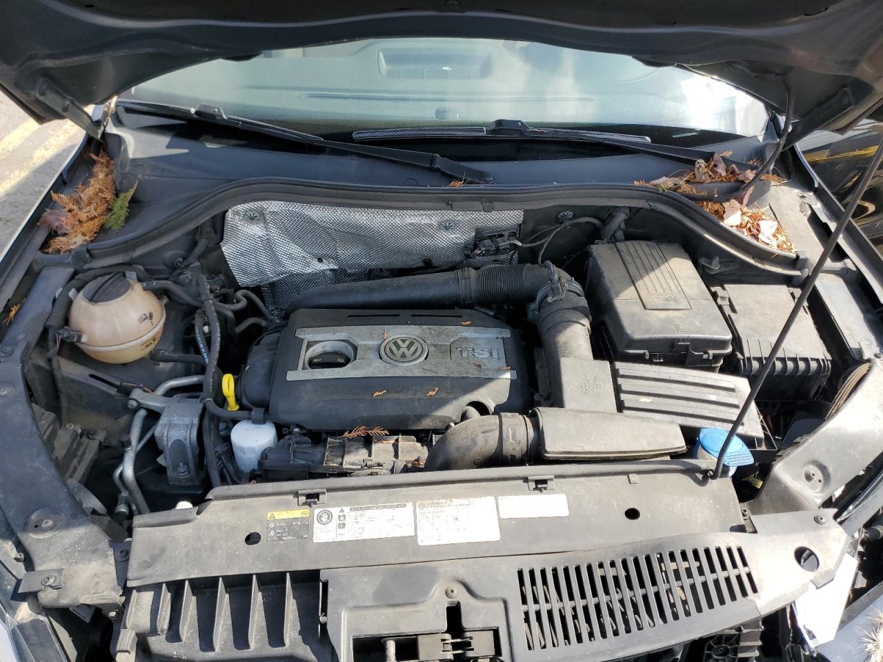 2016 Volkswagen Tiguan VIN WVGAV7AX1GW600443 Copart auction photo, front end damage thumbnail 12