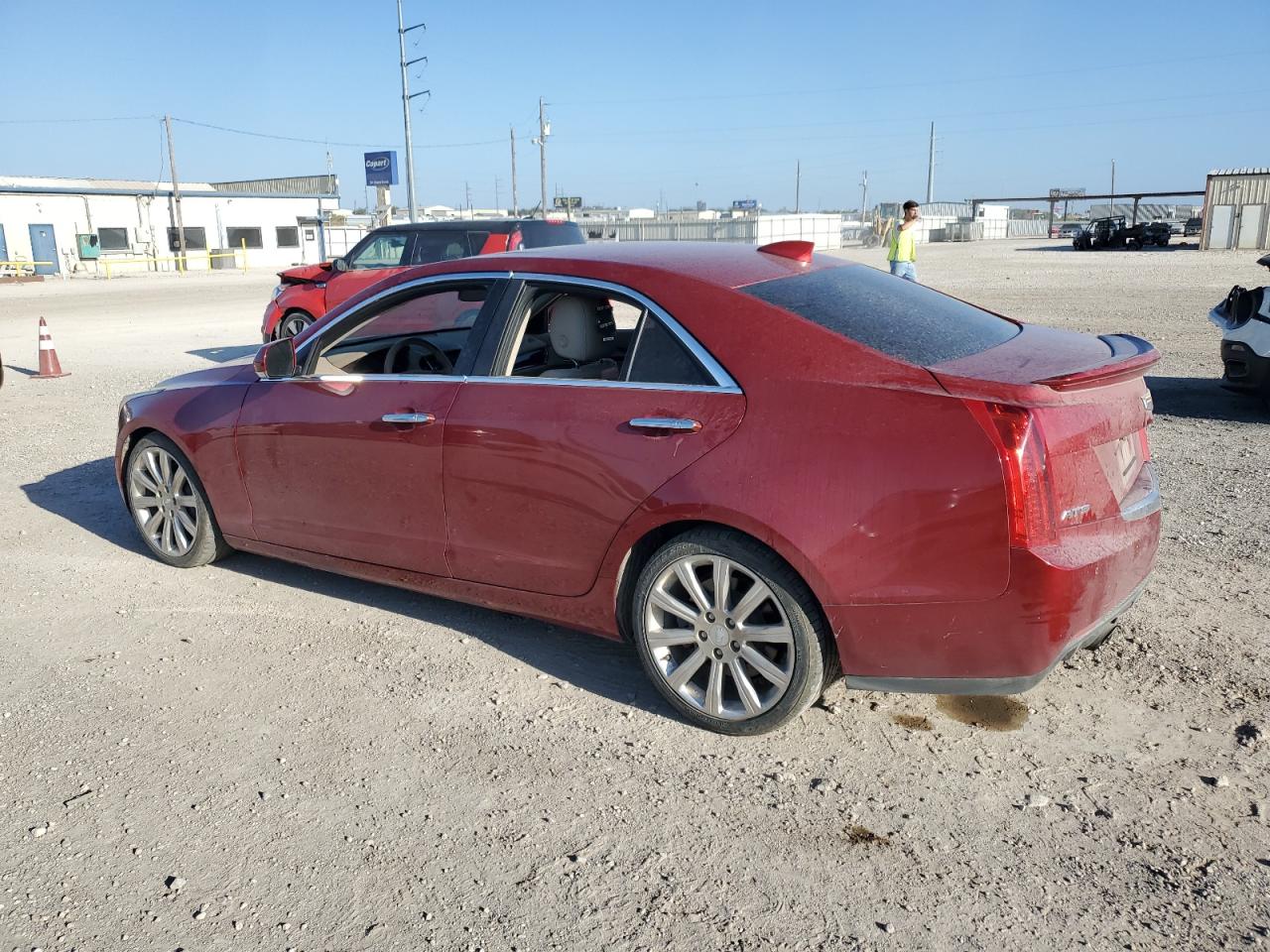 2015 Cadillac ATS VIN 1G6AB5RX4F0107821 Copart auction photo, hail / mechanical damage thumbnail 2
