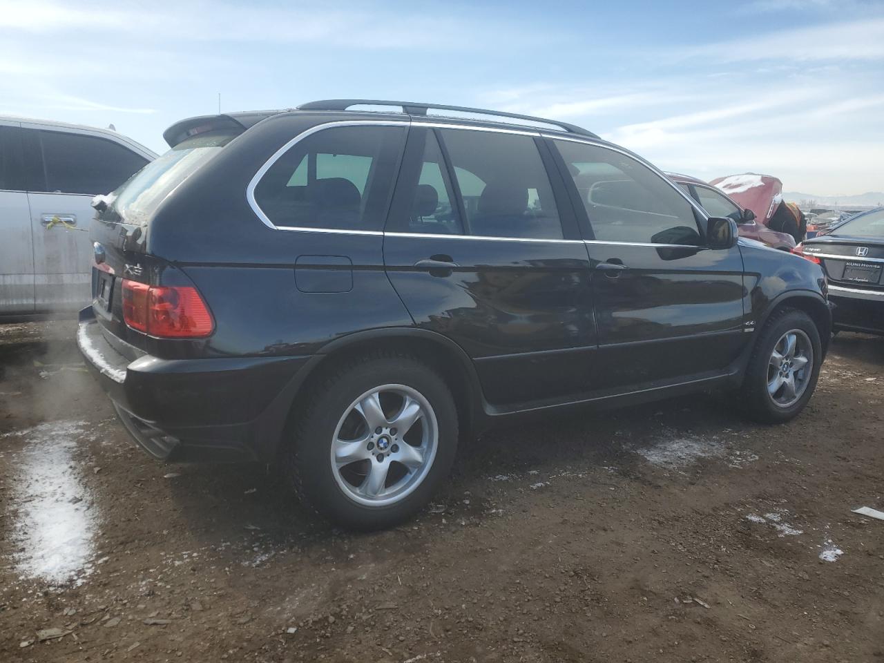 2003 BMW X5 VIN 5UXFB33573LH45622 Copart auction photo, hail damage thumbnail 3