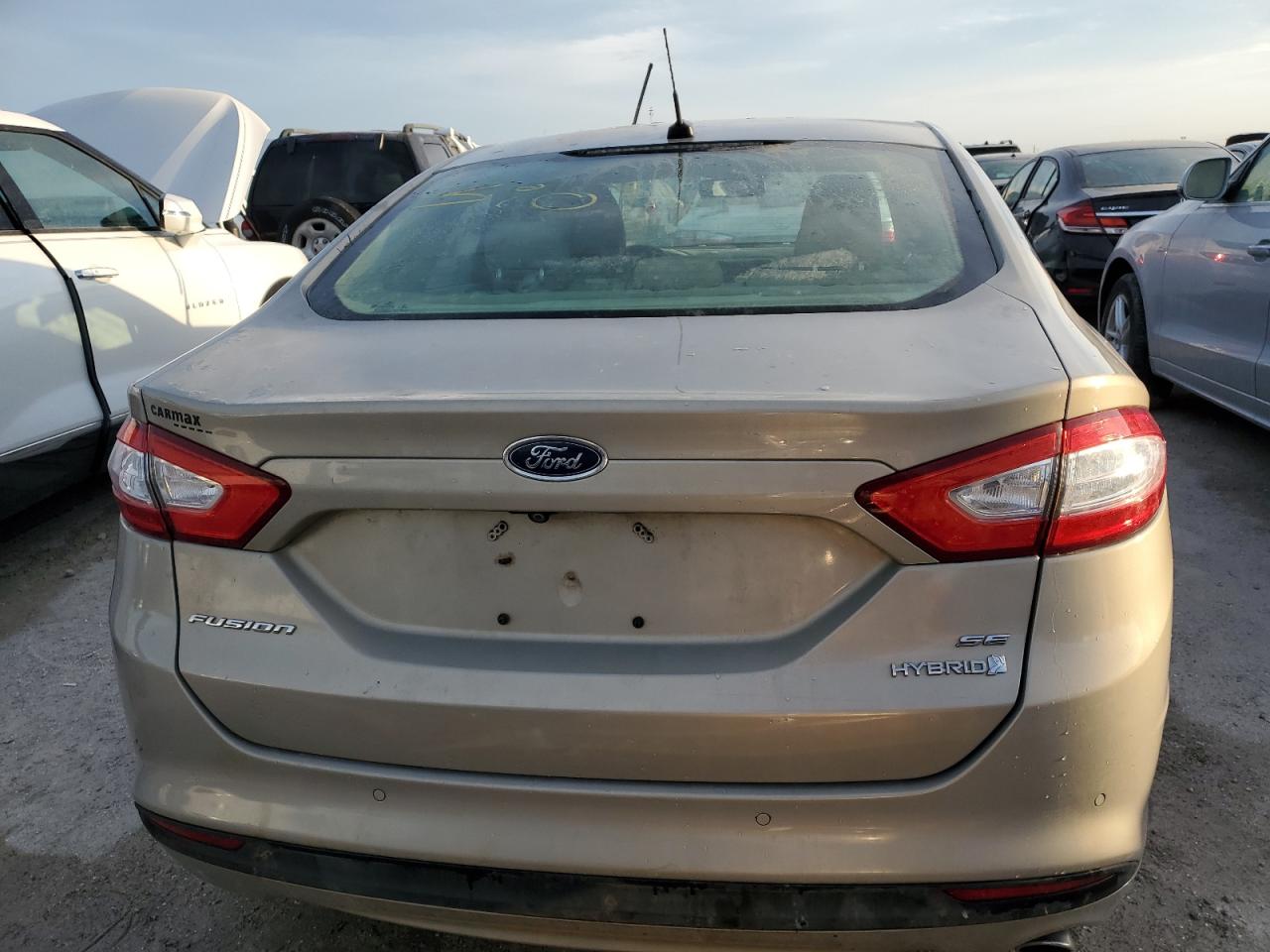 2016 Ford Fusion VIN 3FA6P0LU5GR110580 Copart auction photo, water/flood damage thumbnail 6