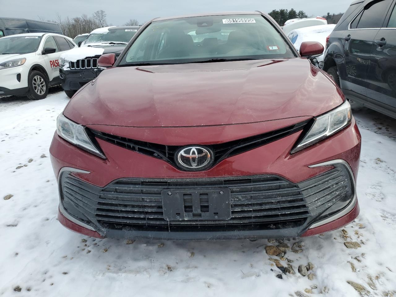2022 Toyota Camry VIN 4T1C11AK0NU013133 Copart auction photo, front end damage thumbnail 5
