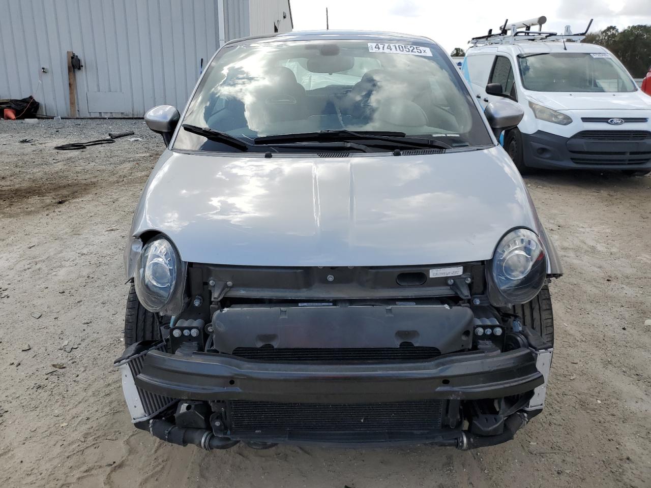 2019 Fiat 500 VIN 3C3CFFFHXKT841264 Copart auction photo, front end damage thumbnail 5