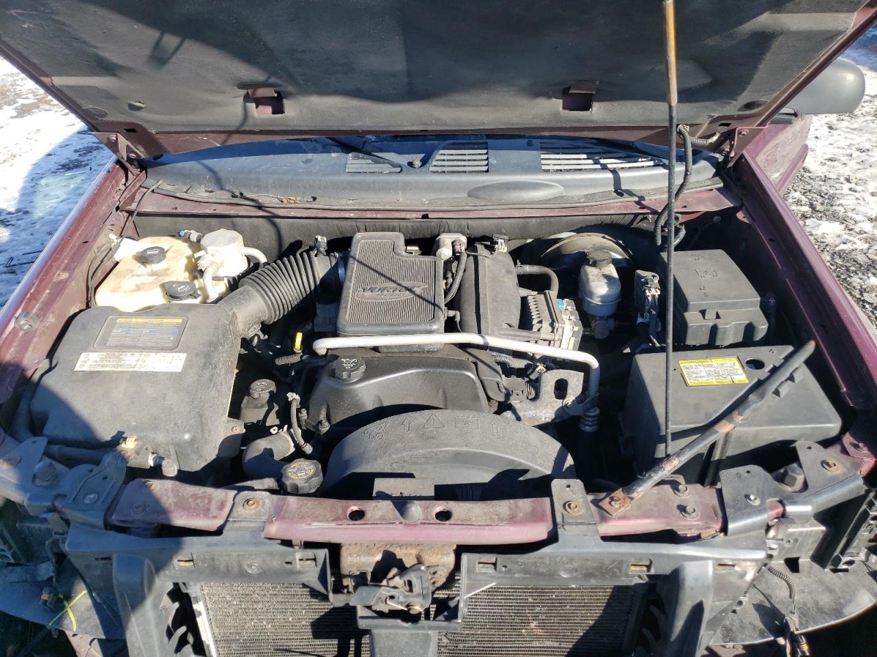 2004 GMC Envoy VIN 1GKDT13S942409141 Copart auction photo, front end / side damage thumbnail 12