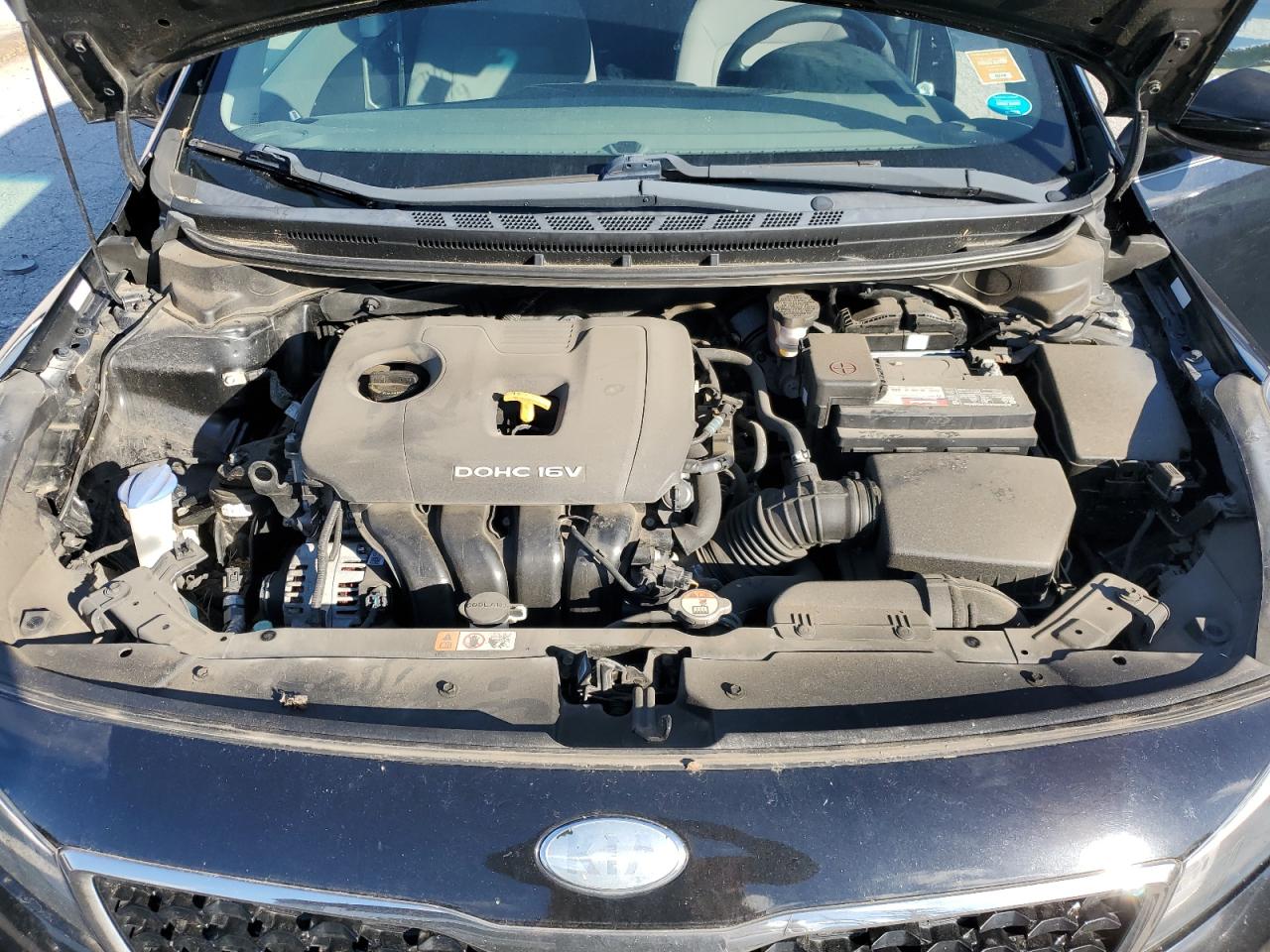 2017 KIA Forte VIN 3KPFK4A70HE087103 Copart auction photo, rear end / frame damage damage thumbnail 11