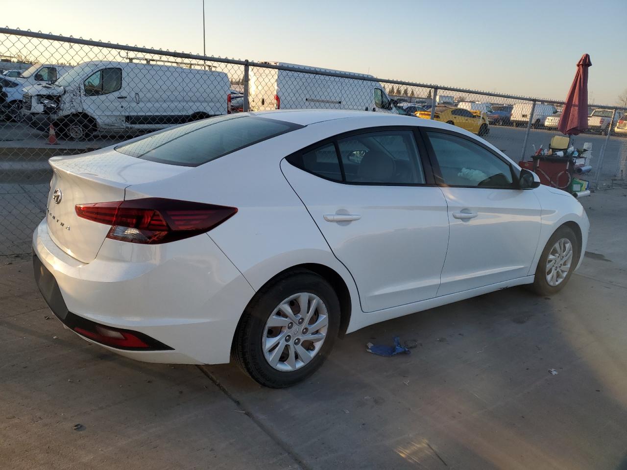 2019 Hyundai Elantra VIN 5NPD74LF0KH423736 Copart auction photo, front end damage thumbnail 3