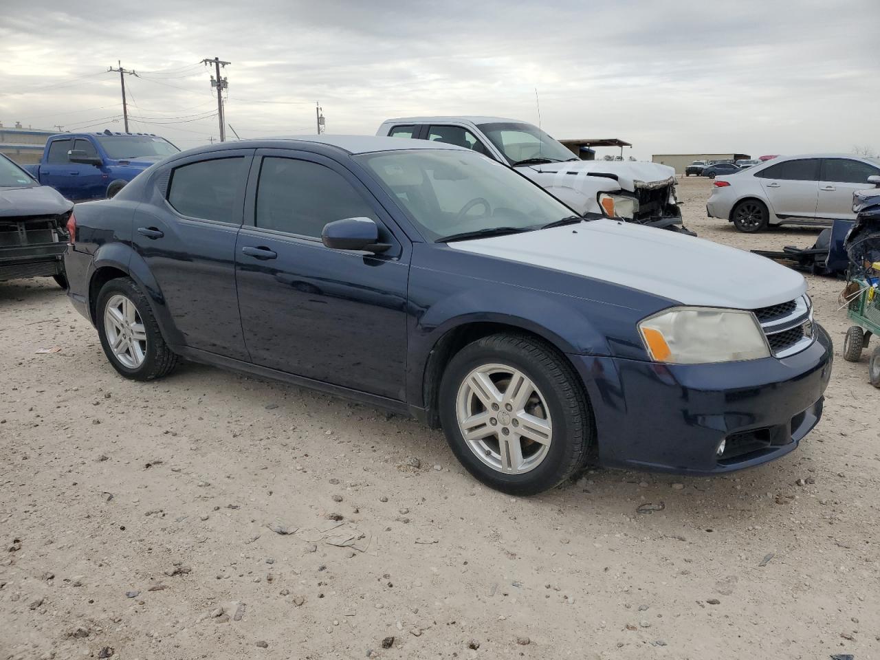 2013 Dodge Avenger VIN 1C3CDZCB5DN684057 Copart auction photo, rear end damage thumbnail 4