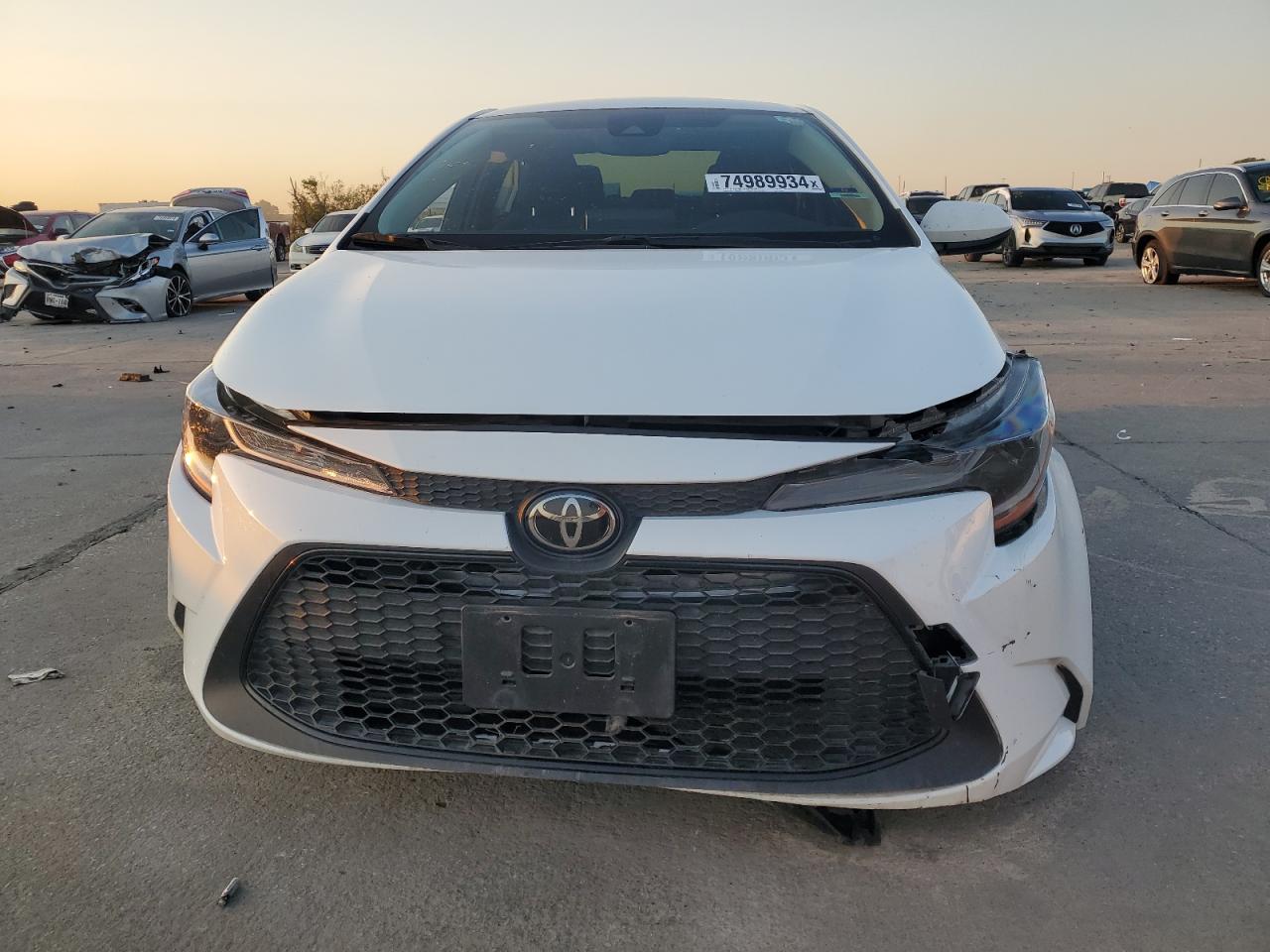 2022 Toyota Corolla VIN JTDEPMAEXN3012617 Copart auction photo, front end / side damage thumbnail 5