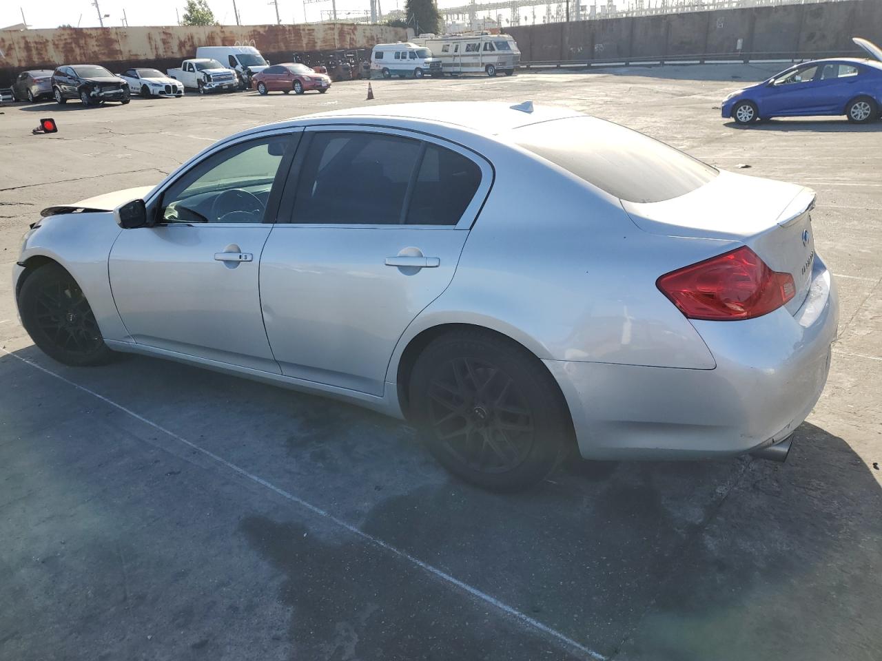 2015 Infiniti Q40 VIN JN1CV6AP2FM503448 Copart auction photo, front end damage thumbnail 2