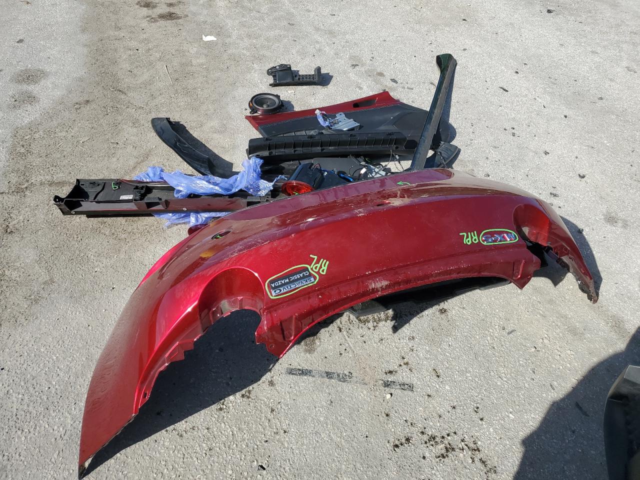 2022 Mazda MX-5 VIN JM1NDAC73N0503893 Copart auction photo, rear end damage thumbnail 12