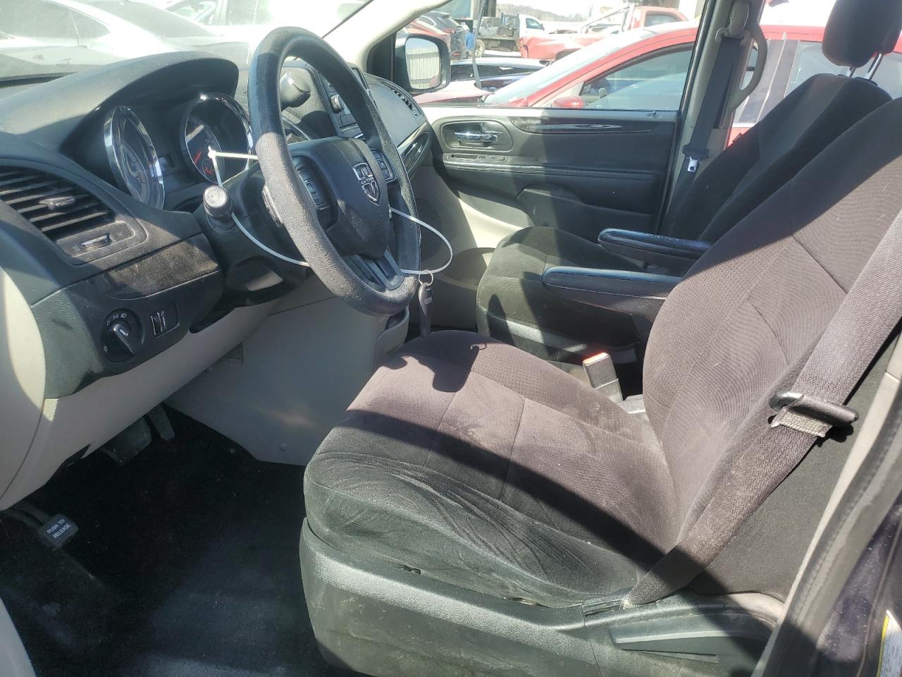 2016 Dodge Caravan VIN 2C4RDGBG7GR130405 Copart auction photo, front end damage thumbnail 7