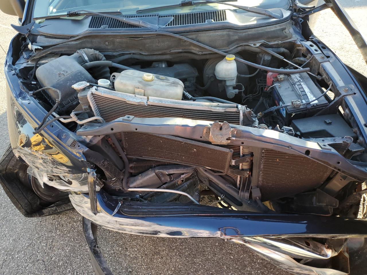 2004 Dodge RAM VIN 1D7HA18D64S734445 Copart auction photo, front end / undercarriage damage thumbnail 13
