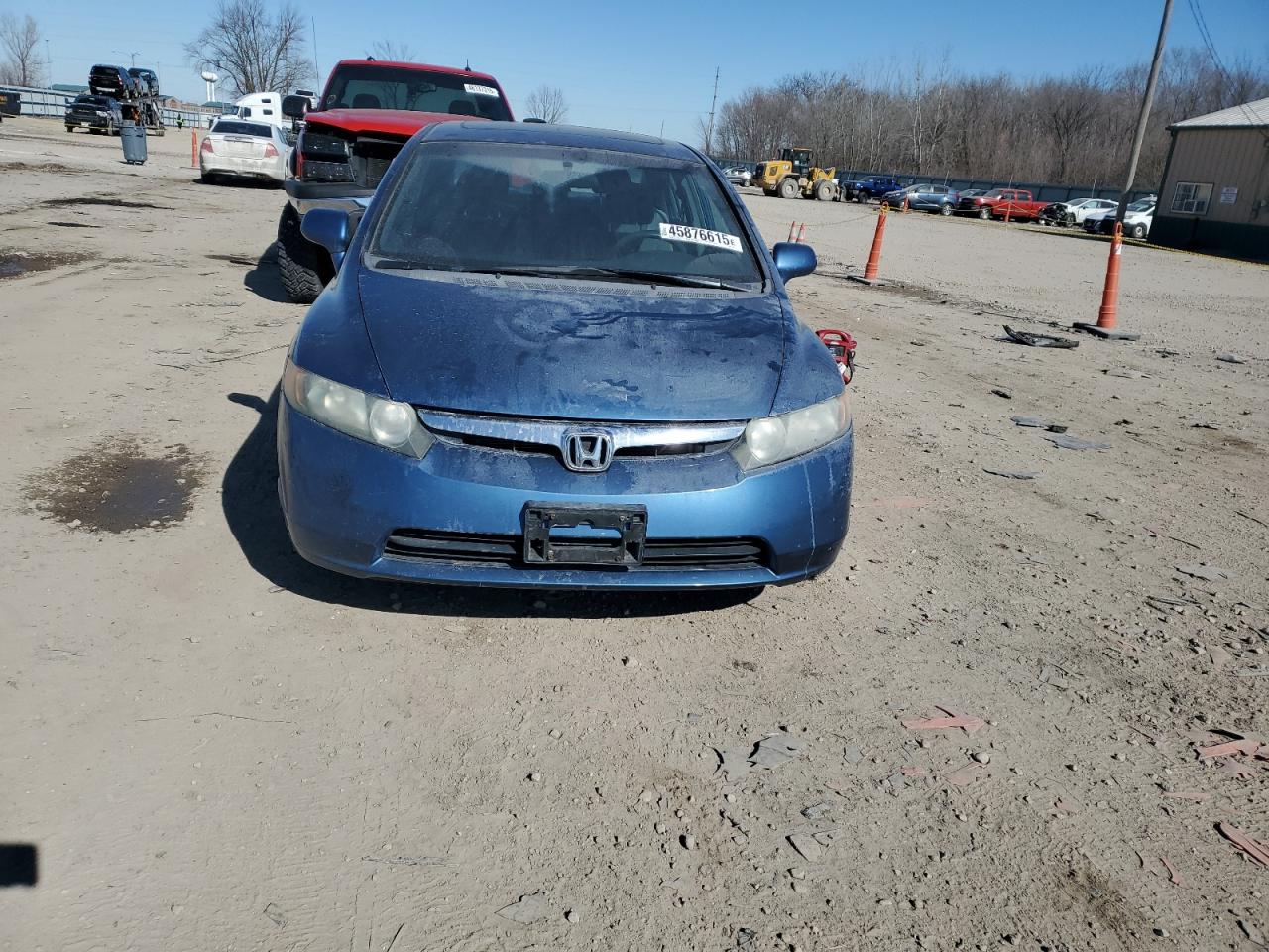 2008 Honda Civic VIN 1HGFA16858L111620 Copart auction photo, rear end damage thumbnail 5