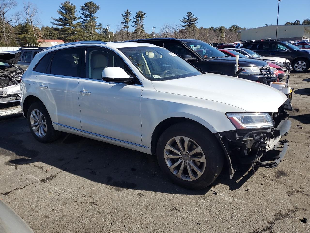 2015 Audi Q5 VIN WA1LFBFP0FA072471 Copart auction photo, front end damage thumbnail 4