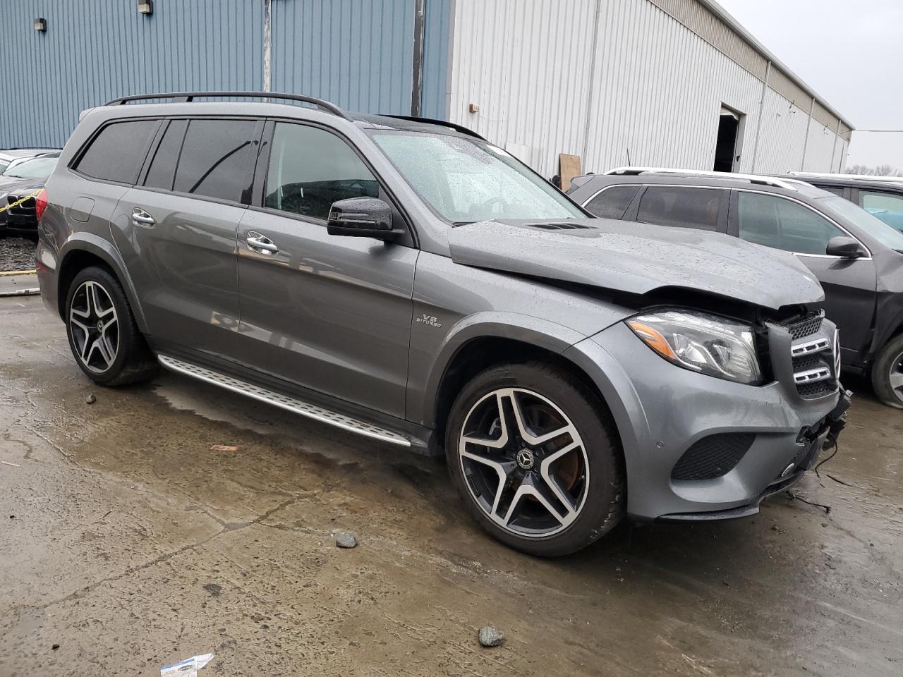 2018 Mercedes-Benz GLS-klasse VIN 4JGDF7DE5JB031034 Copart auction photo, front end damage thumbnail 4