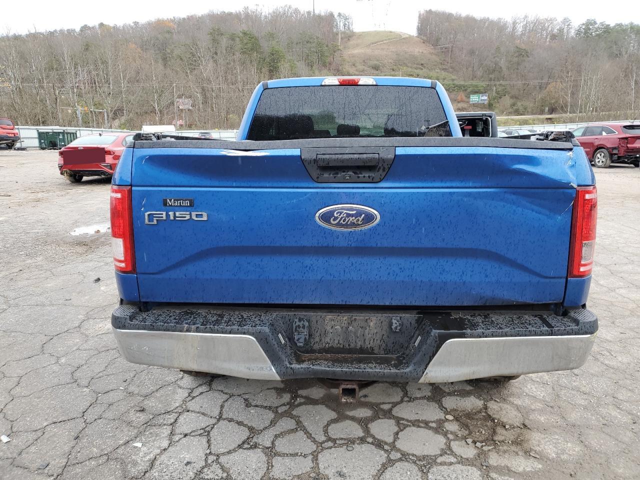 2016 Ford F-150 VIN 1FTEX1EP2GFA98971 Copart auction photo, front end / side damage thumbnail 6