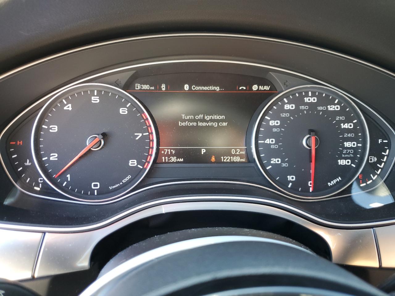 2015 Audi A6 VIN WAUFGAFC3FN049313 Copart auction photo, front end / minor dent/scratches damage thumbnail 9