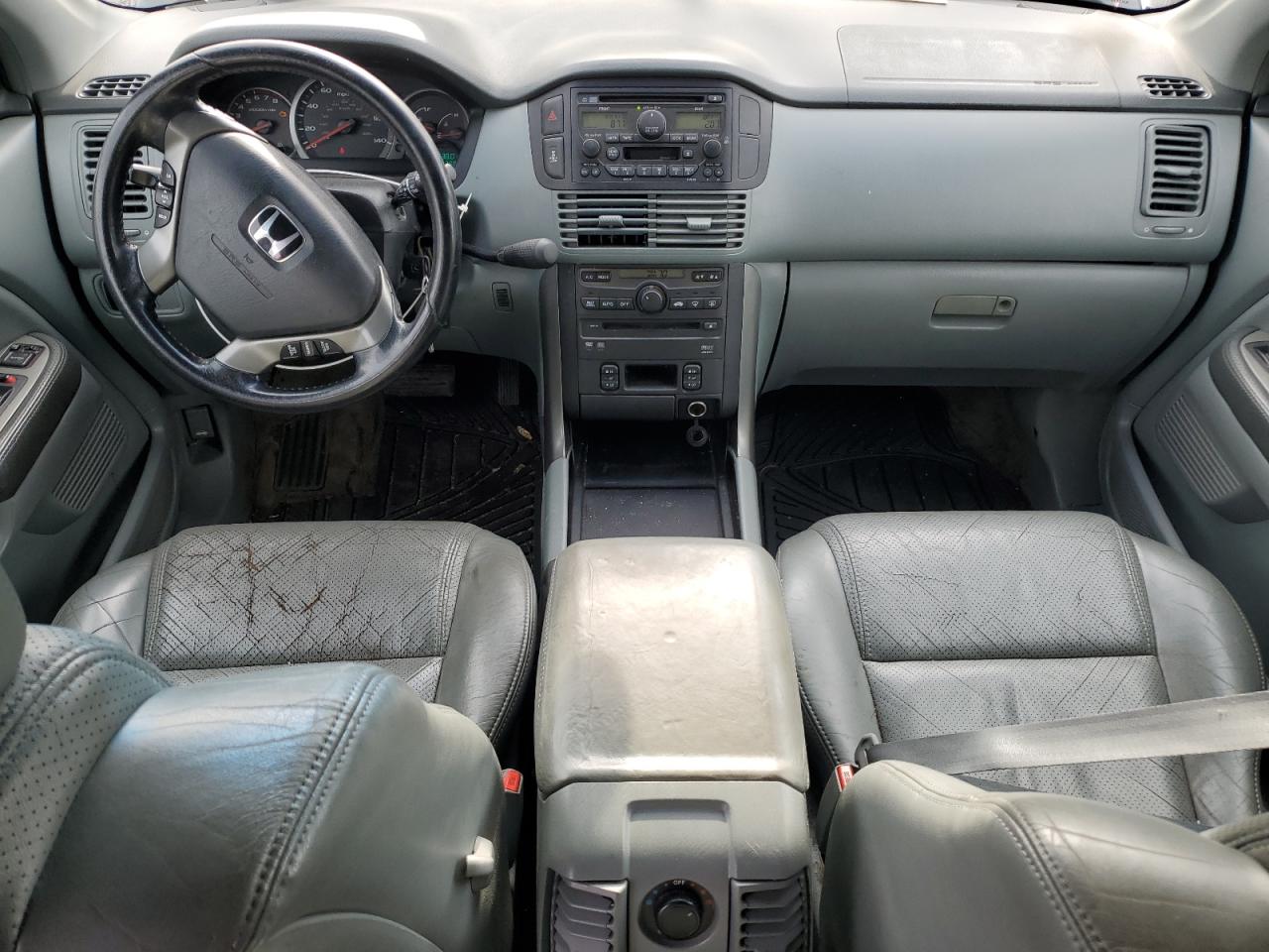 2004 Honda Pilot VIN 2HKYF18644H611609 Copart auction photo, front end damage thumbnail 8