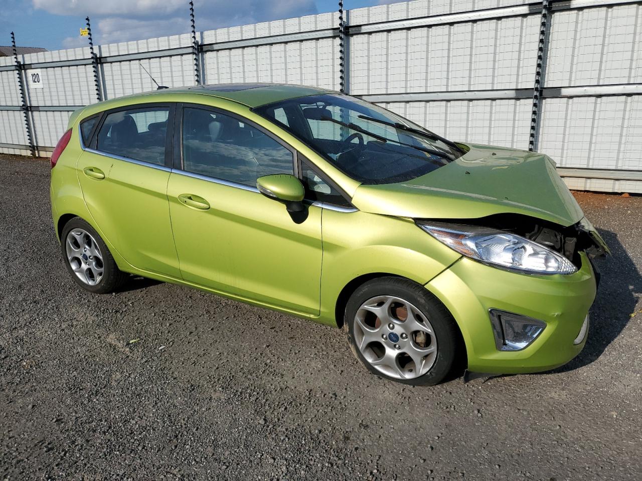 2013 Ford Fiesta VIN 3FADP4FJ5DM146424 Copart auction photo, front end damage thumbnail 4
