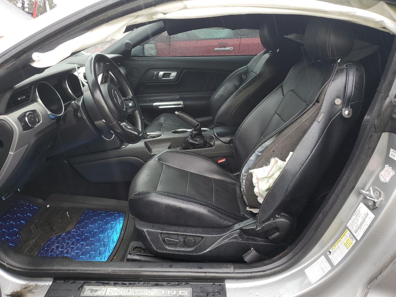 2020 Ford Mustang VIN 1FA6P8TH1L5134714 Copart auction photo, side damage thumbnail 7