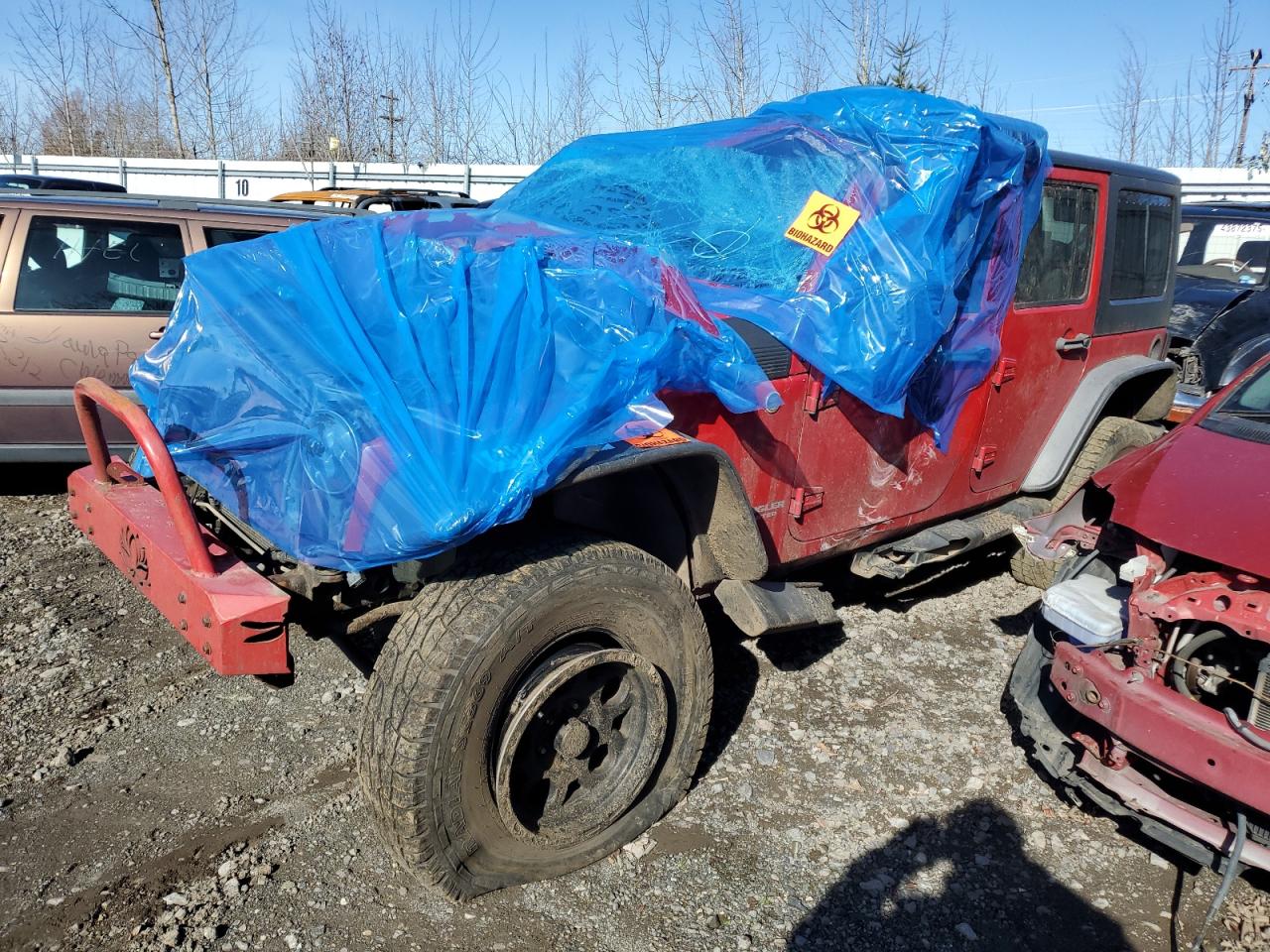 2012 Jeep Wrangler VIN 1C4BJWDG5CL102946