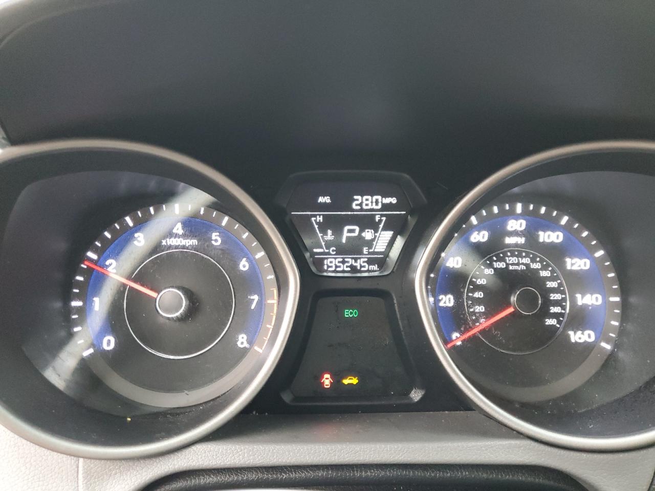 2016 Hyundai Elantra VIN 5NPDH4AE5GH673391 Copart auction photo, rear end / front end damage thumbnail 9