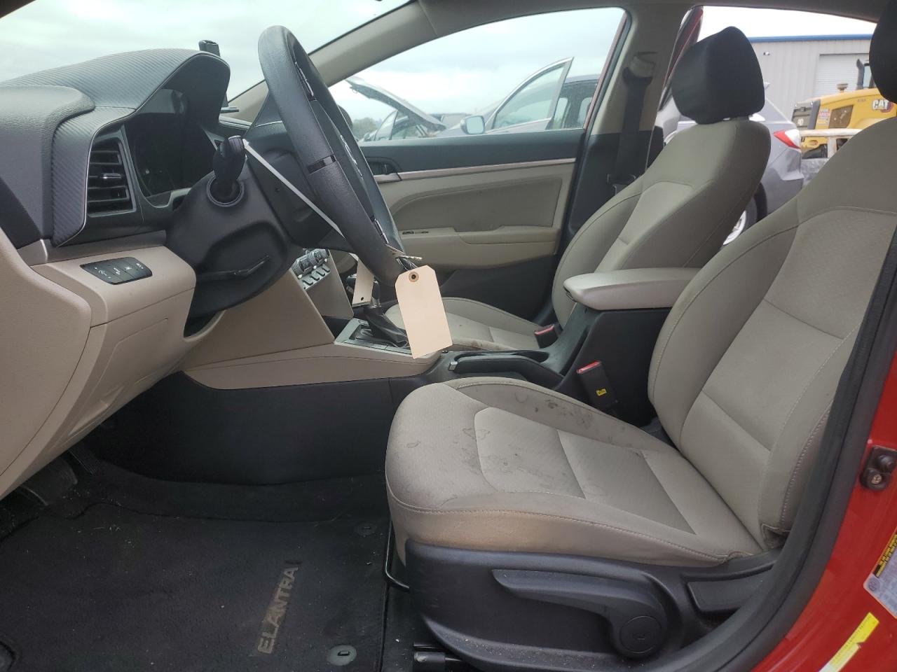2020 Hyundai Elantra VIN KMHD84LF2LU025475 Copart auction photo, rear end damage thumbnail 7