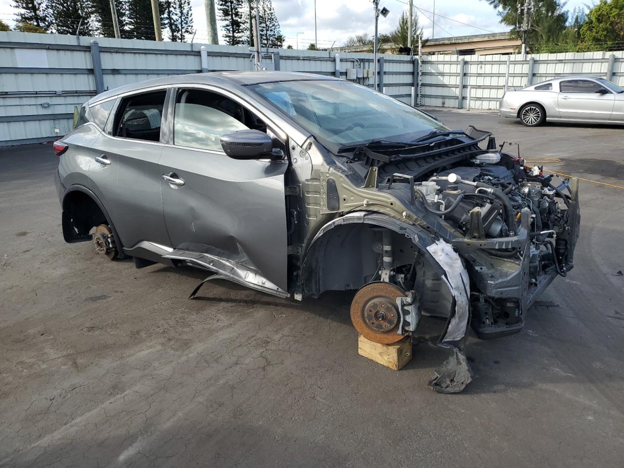 2020 Nissan Murano VIN 5N1AZ2AJ0LN112801 Copart auction photo, front end / side damage thumbnail 4